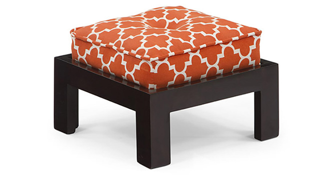 Caffino Coffee Table Set(Ebony&Morocco Lattice Rust)